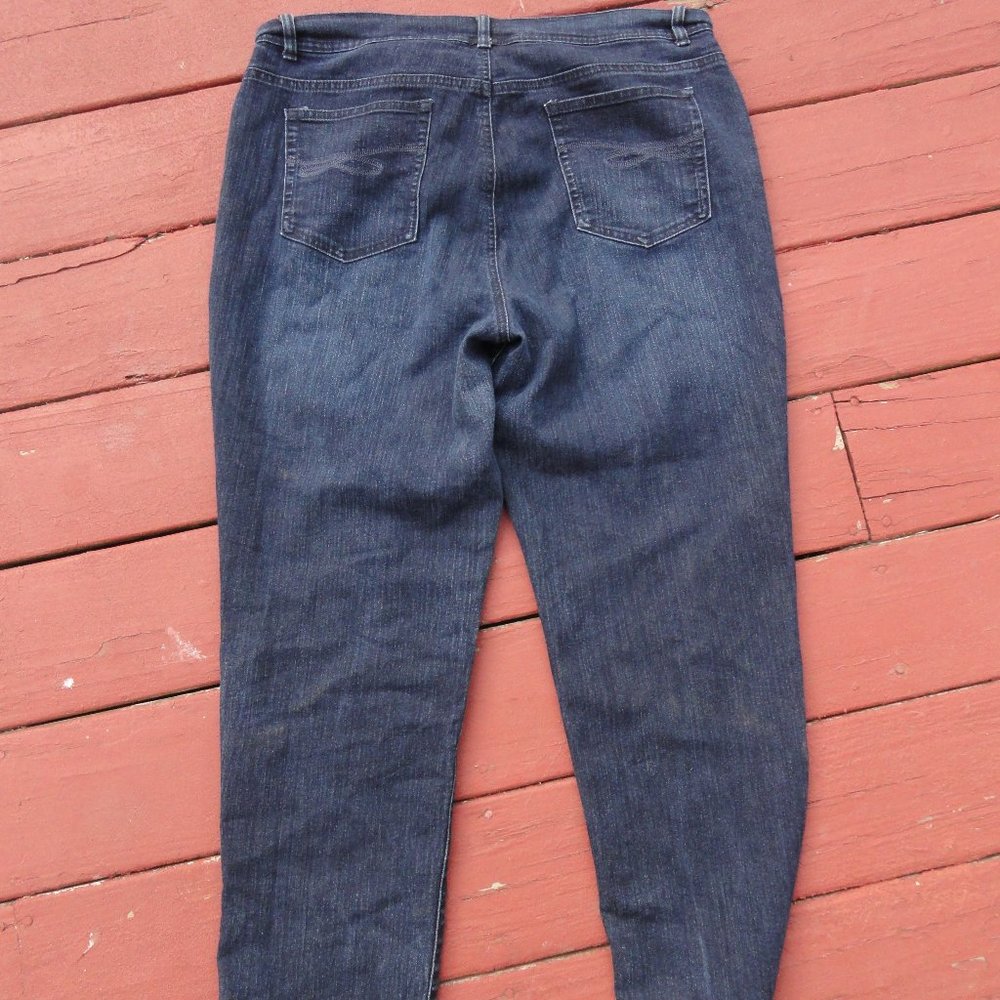 Style & Co Denim Blue Jean Tummy Control 16S~nice~gently worn. - Picture 4 of 5